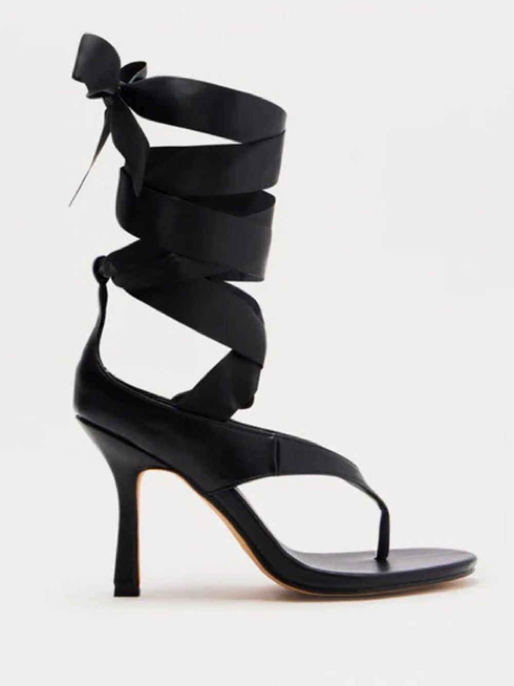 Felia Ribbon Wrap Heels